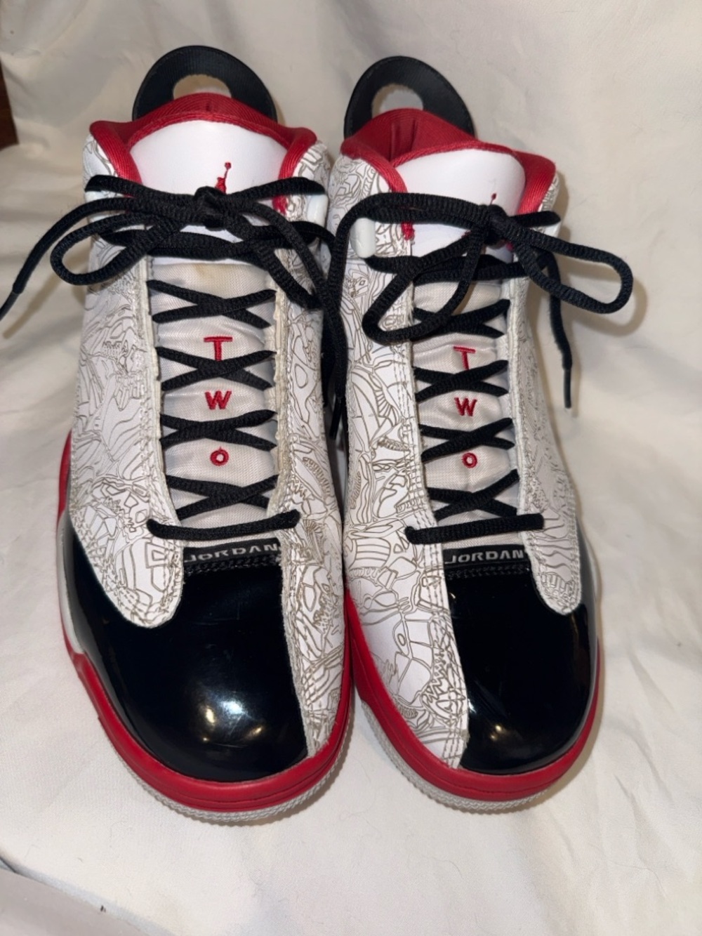 Jordan Air Jordan Dub Zero sneakers in Black and Red Basketball Shoes